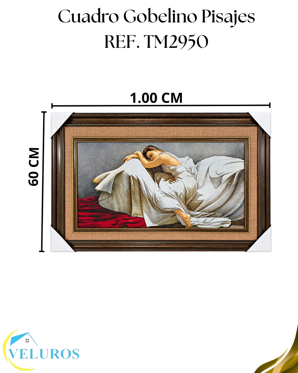 CUADRO GOBELINO TM2950 MARCO MADERA