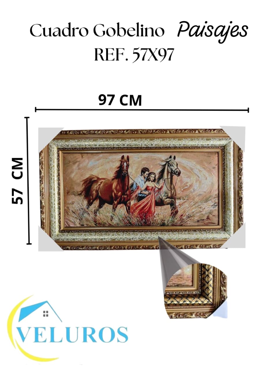 CUADRO GOBELINO 57X97