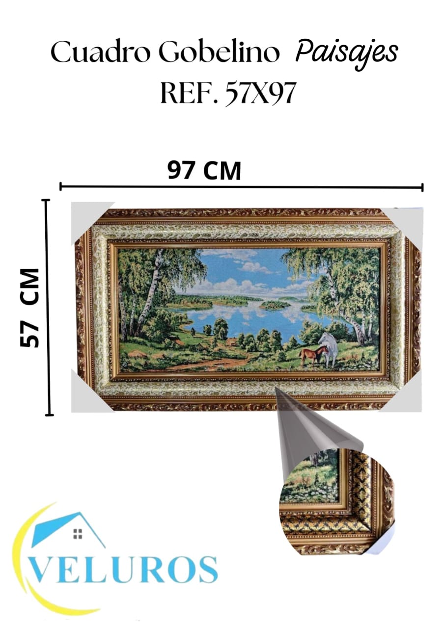 CUADRO GOBELINO 57X97