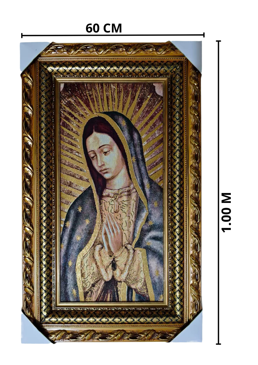 Cuadro en Tapiz Gobelino de 60x100cm con diseño tradicional religioso