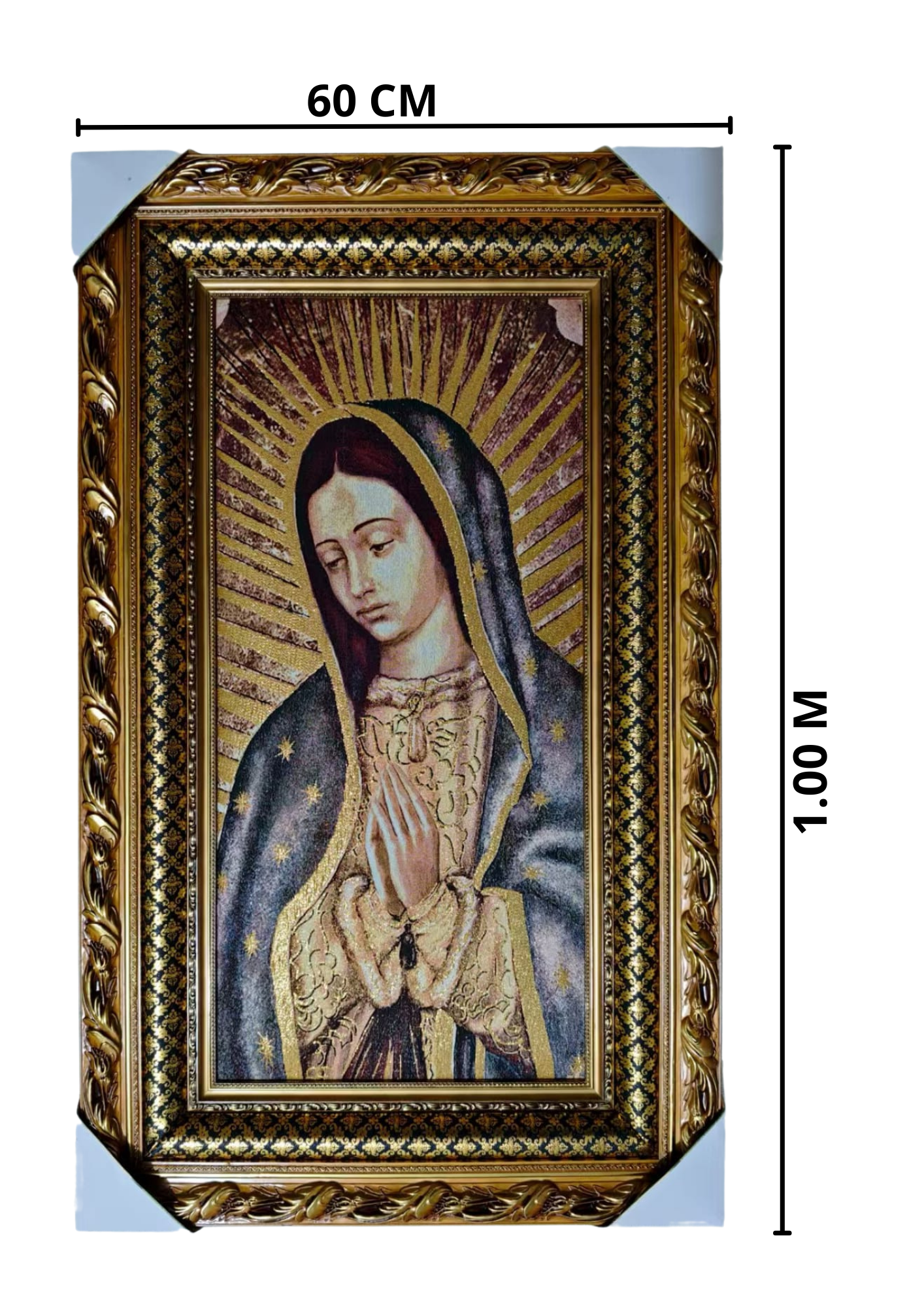 Cuadro en Tapiz Gobelino de 60x100cm con diseño tradicional religioso