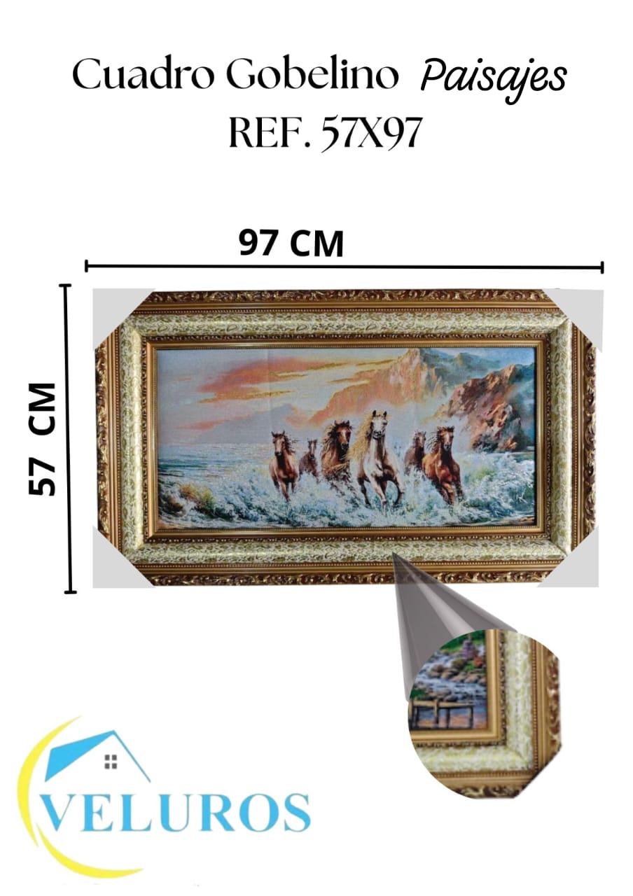 CUADRO GOBELINO 57X97