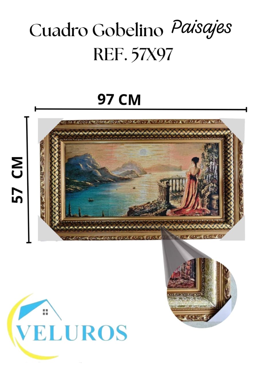 CUADRO GOBELINO 57X97