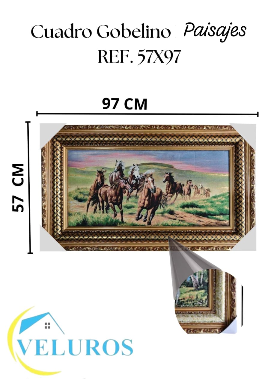 CUADRO GOBELINO 57X97