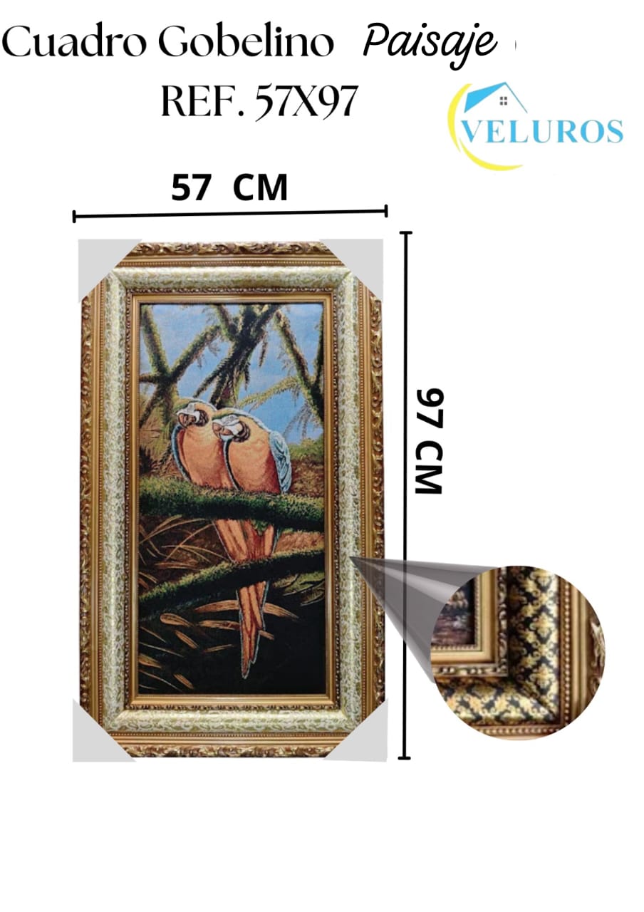 CUADRO GOBELINO 57X97