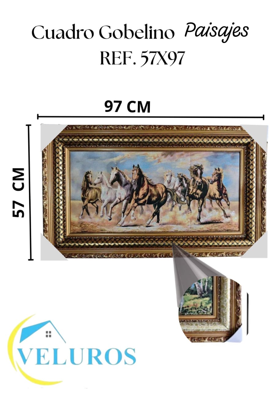 CUADRO GOBELINO 57X97