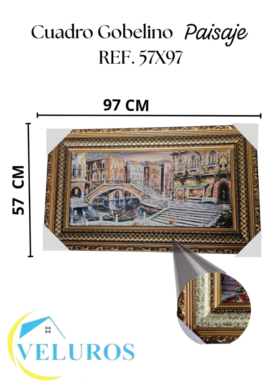 CUADRO GOBELINO 57X97