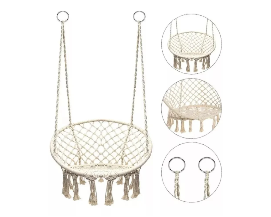 SILLA COLGANTE MACRAME
