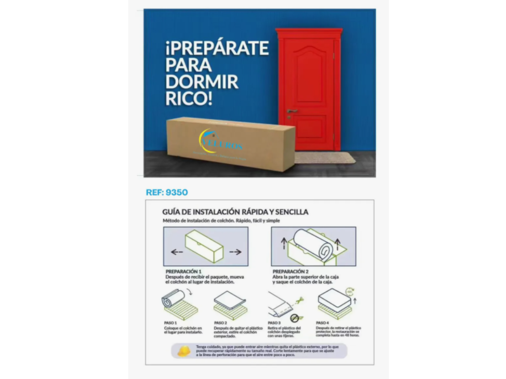 Colchón Veluros 1.40 REF: 9350