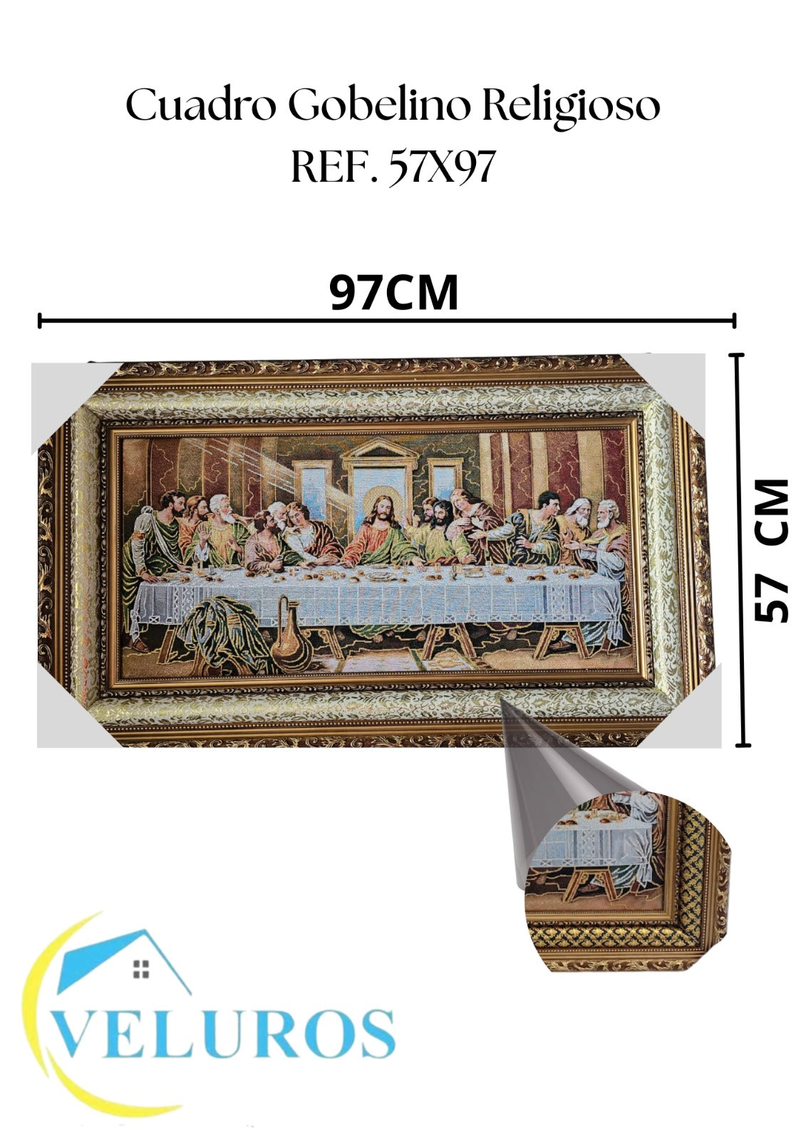 CUADRO GOBELINO 57X97