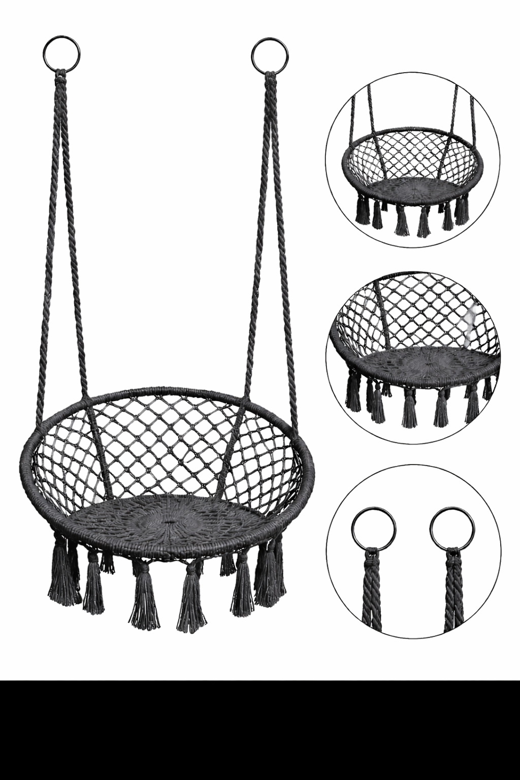 SILLA COLGANTE MACRAME