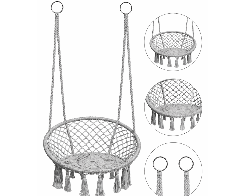 SILLA COLGANTE MACRAME