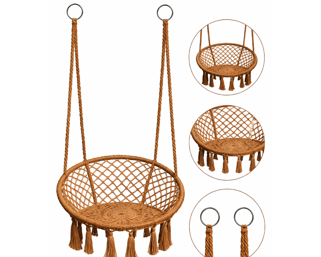 SILLA COLGANTE MACRAME