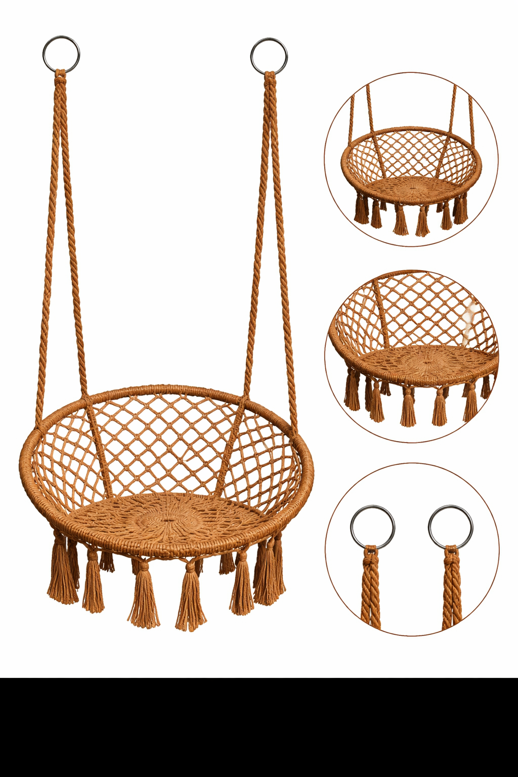 SILLA COLGANTE MACRAME