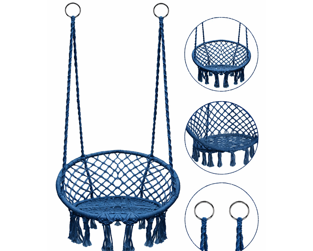 SILLA COLGANTE MACRAME