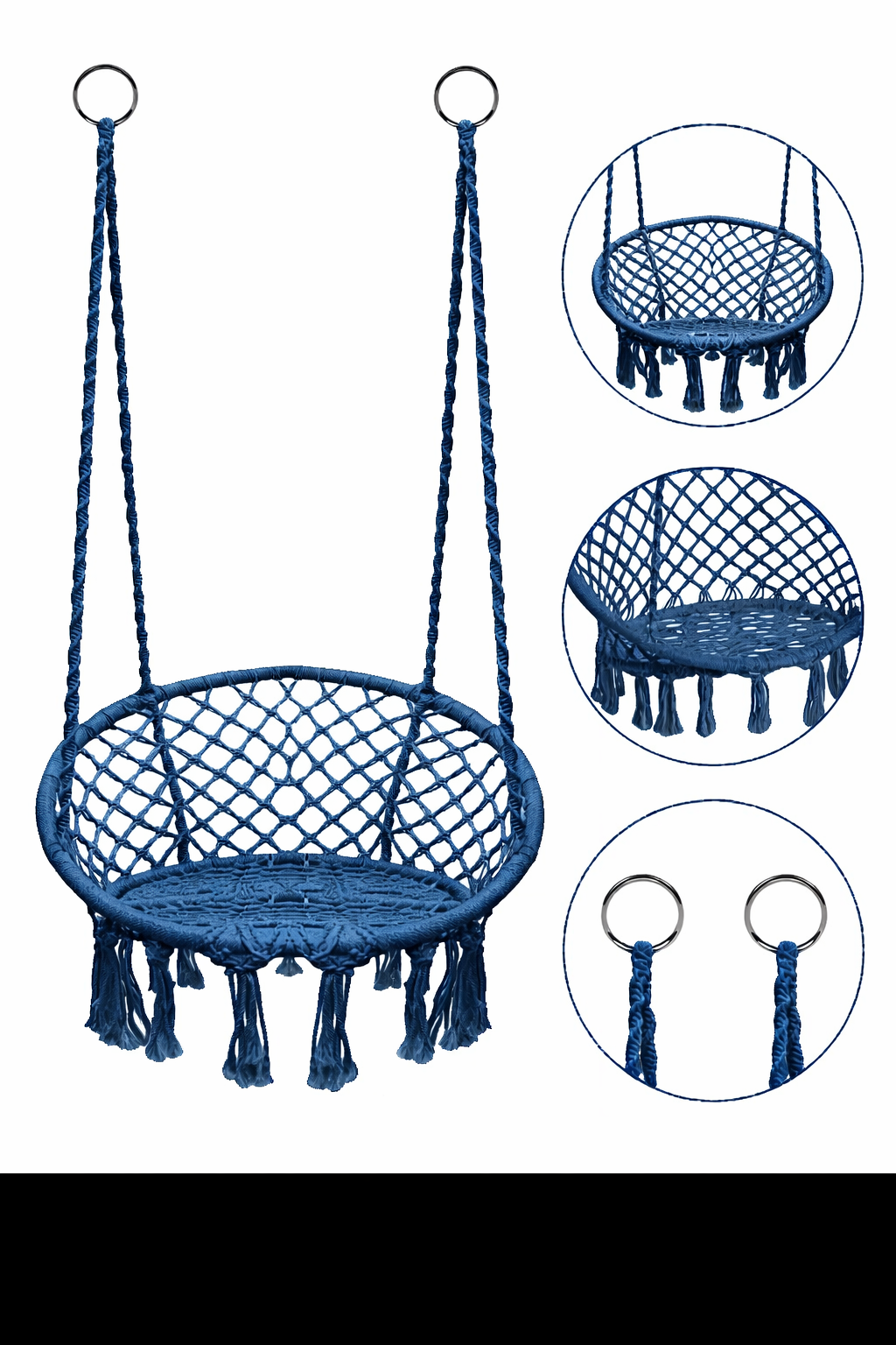 SILLA COLGANTE MACRAME
