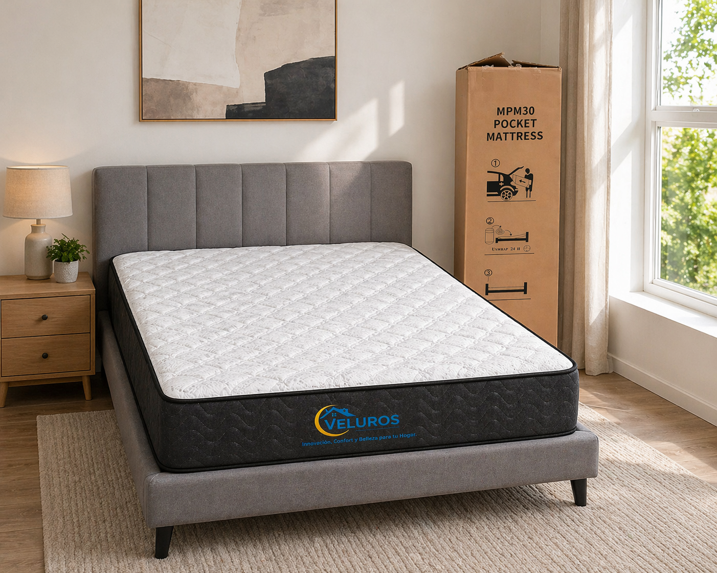 Colchon Veluros 2X2 Ref. MPM30 POCKET MATTRESS