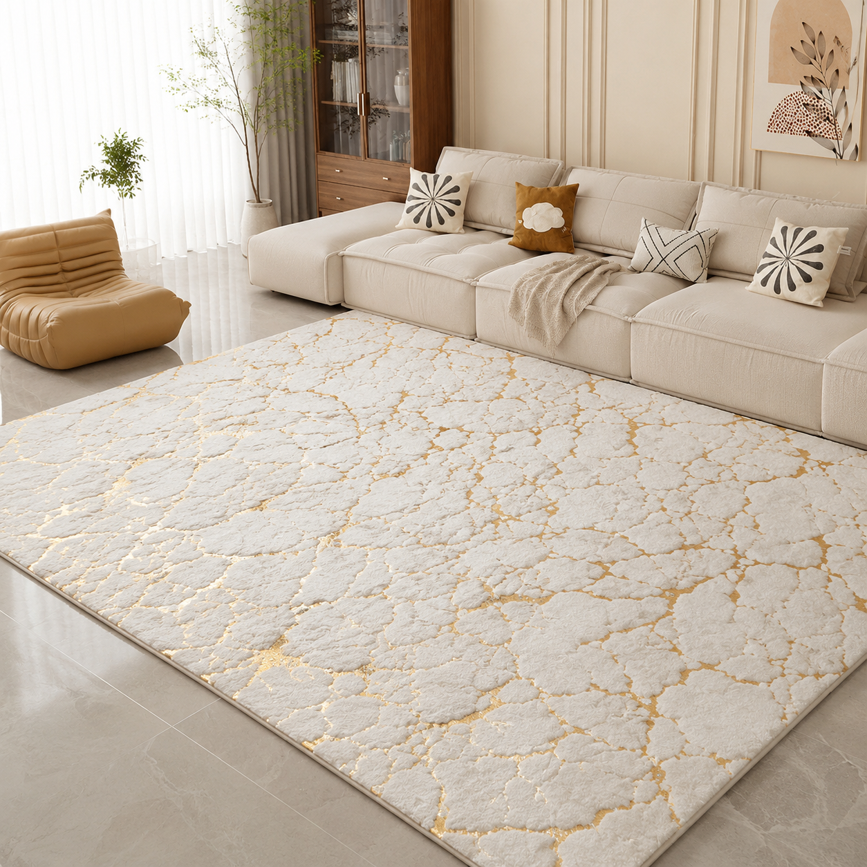ALFOMBRA MARMOLIZADA 2.00M X 1.50M