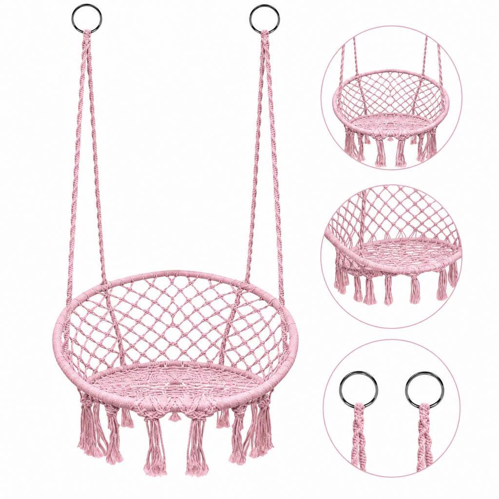 SILLA COLGANTE MACRAME