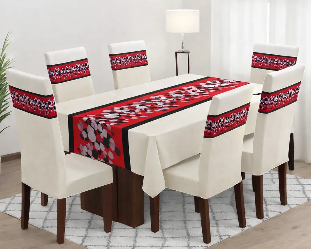 SET MANTEL + FORROS PARA SILLAS