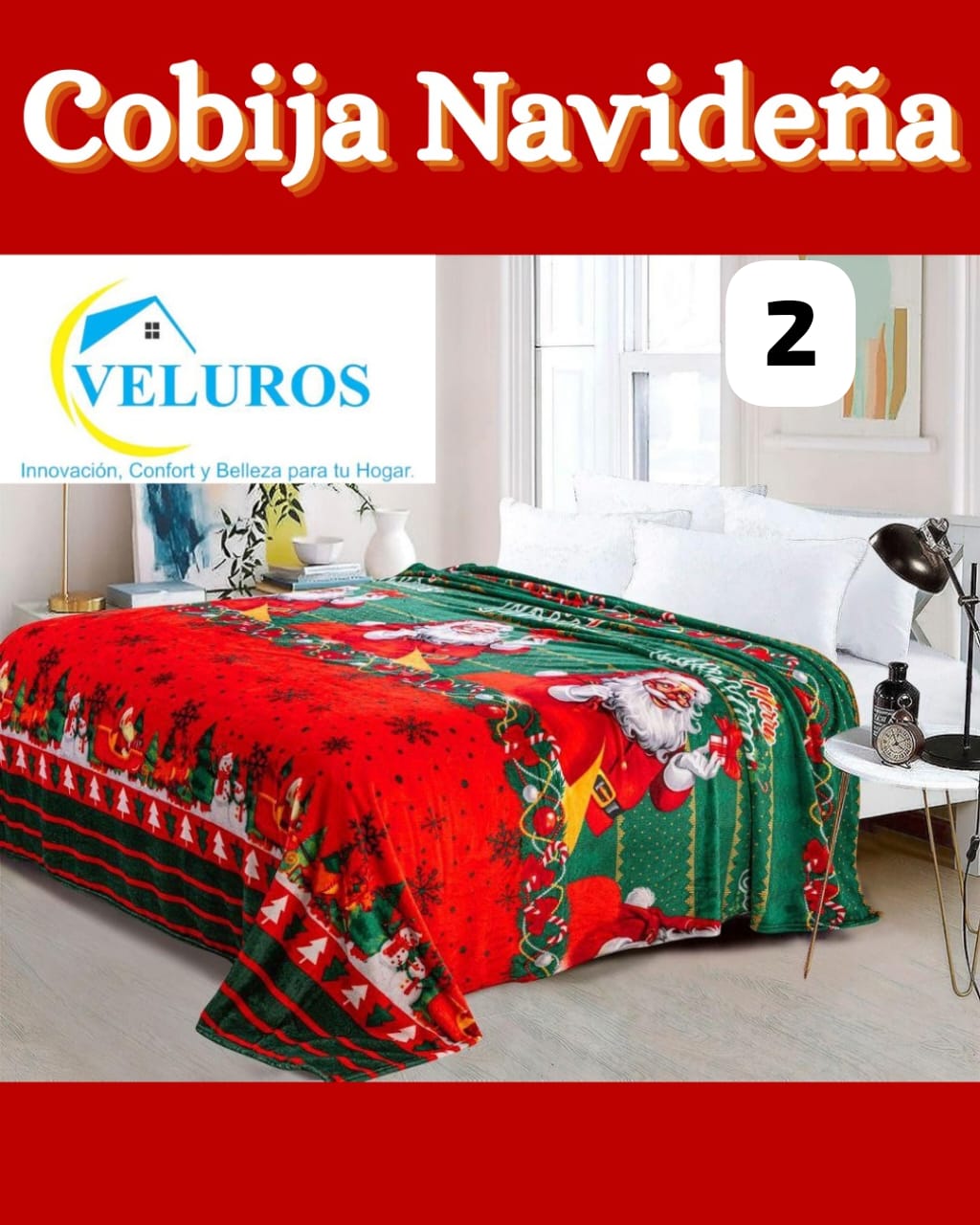 COBIJA NAVIDEÑA