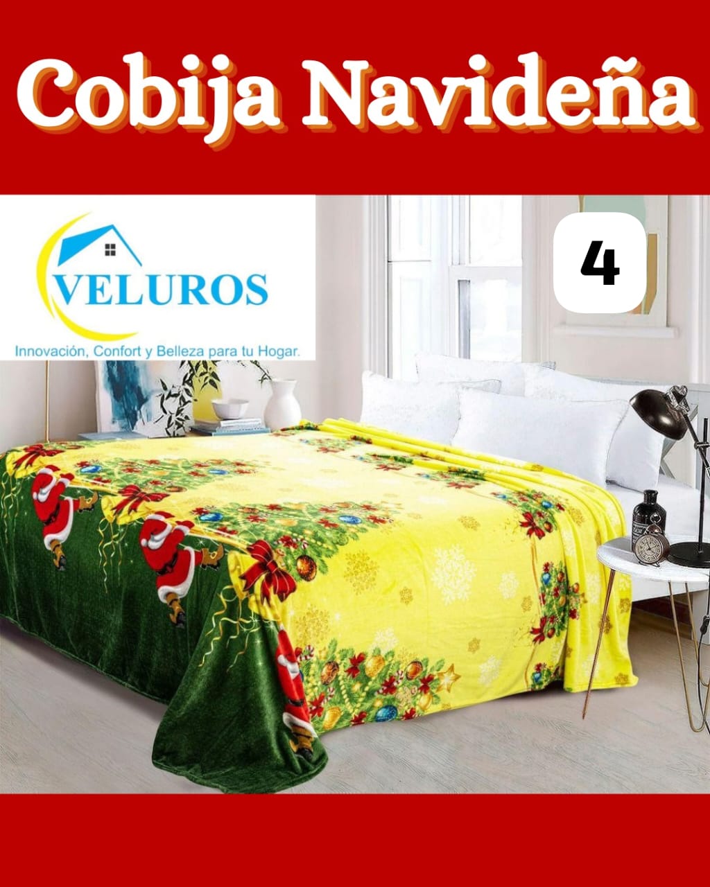 COBIJA NAVIDEÑA
