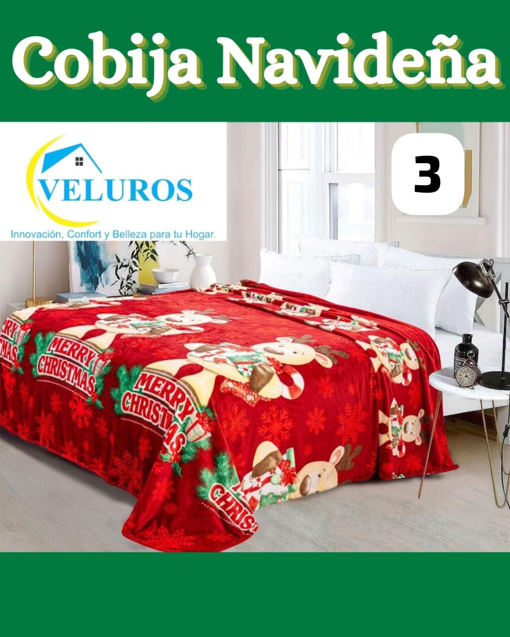 COBIJA NAVIDEÑA