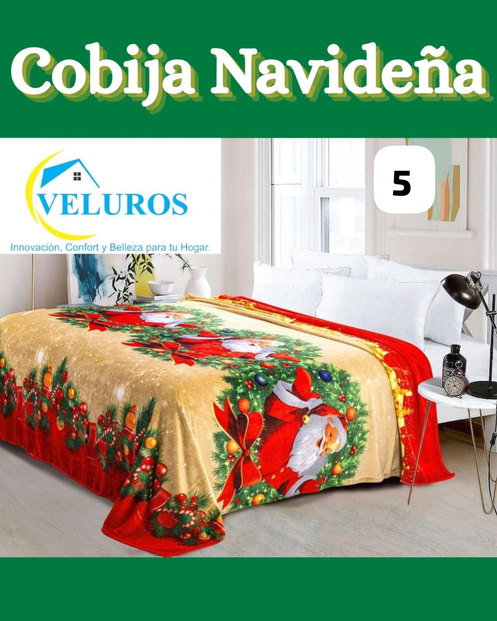 COBIJA NAVIDEÑA