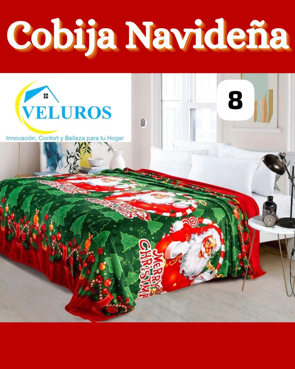 COBIJA NAVIDEÑA
