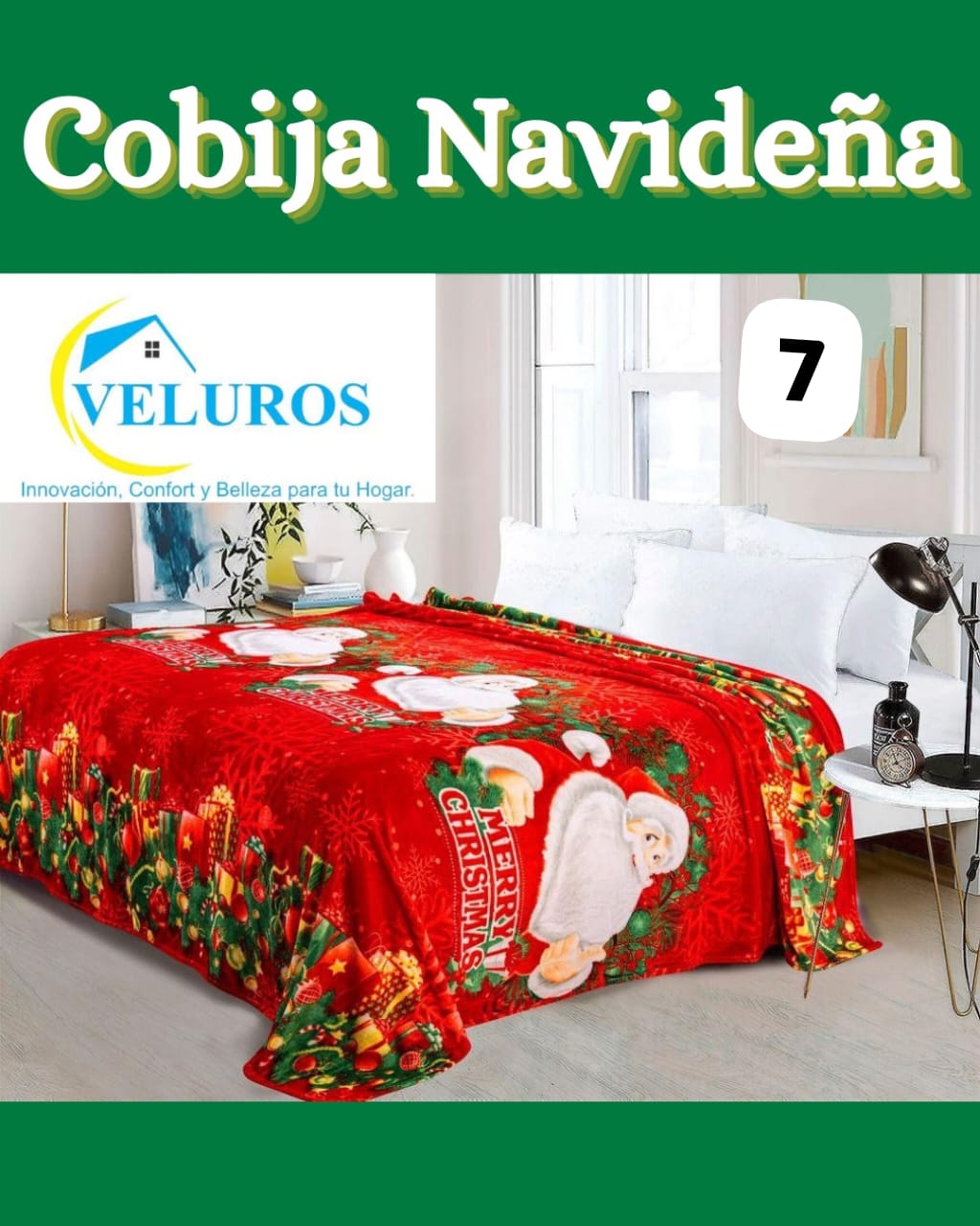 COBIJA NAVIDEÑA