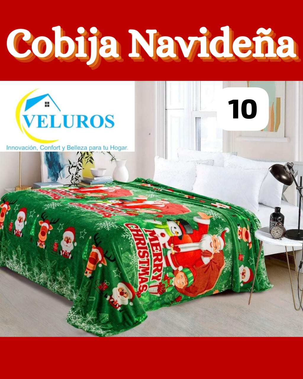 COBIJA NAVIDEÑA
