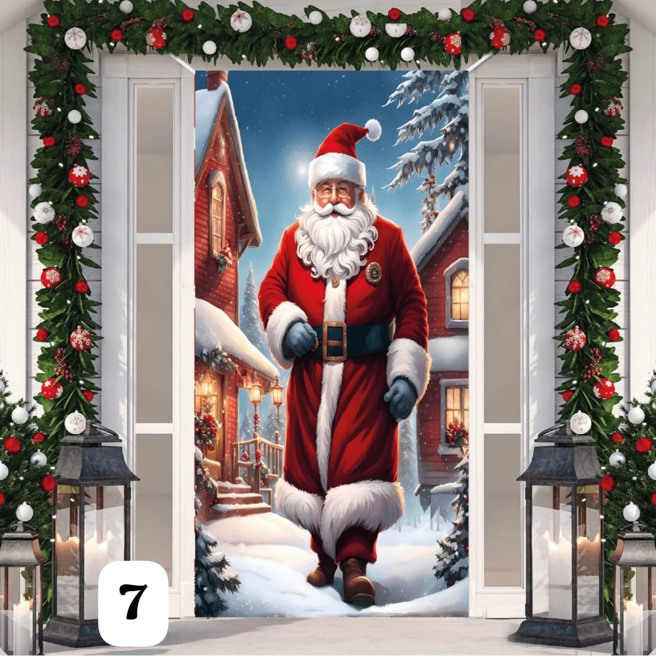 FUNDA DE PUERTA NAVIDEÑA