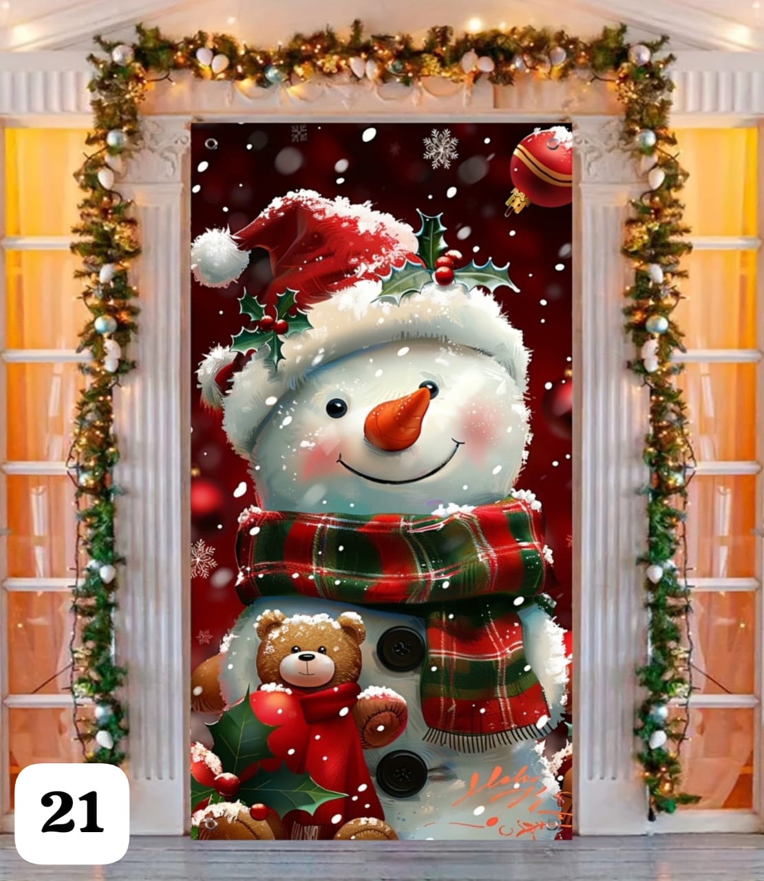 FUNDA DE PUERTA NAVIDEÑA