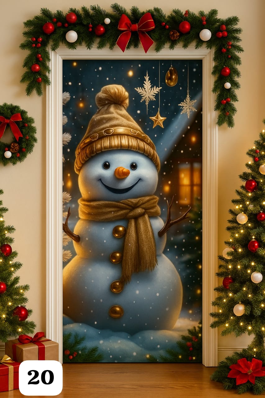 FUNDA DE PUERTA NAVIDEÑA