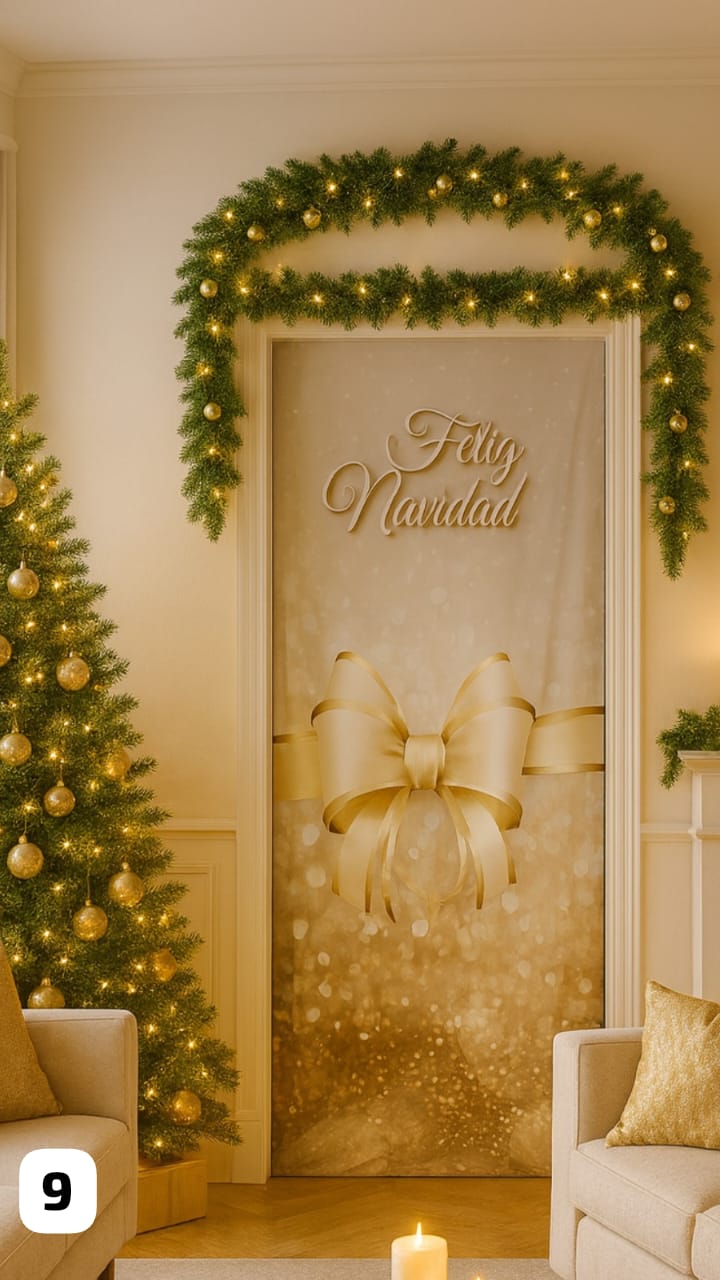 FUNDA DE PUERTA NAVIDEÑA