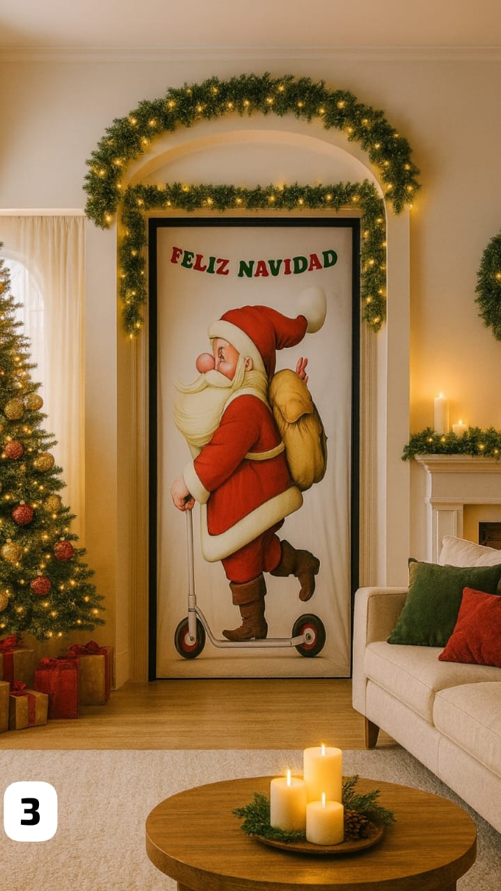 FUNDA DE PUERTA NAVIDEÑA