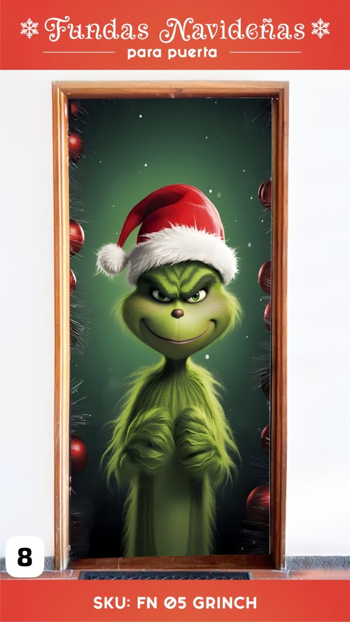 FUNDA DE PUERTA NAVIDEÑA