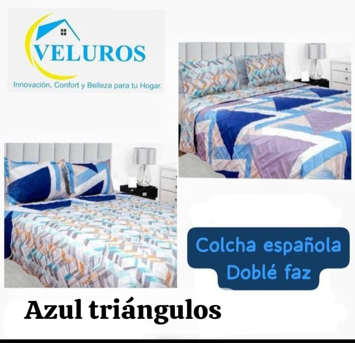 COLCHA ESPAÑOLA DE 1.40 DOBLE FAZ