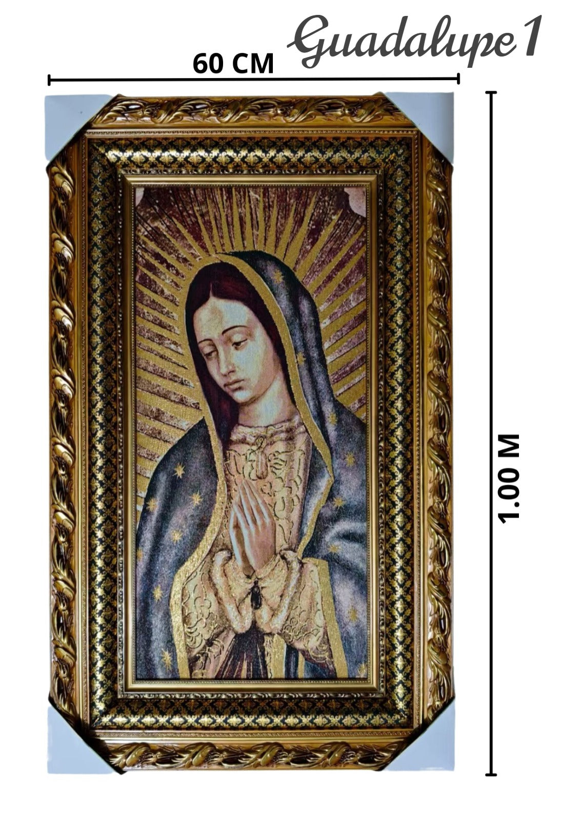 Cuadro en Tapiz Gobelino de 60x100cm con diseño tradicional religioso