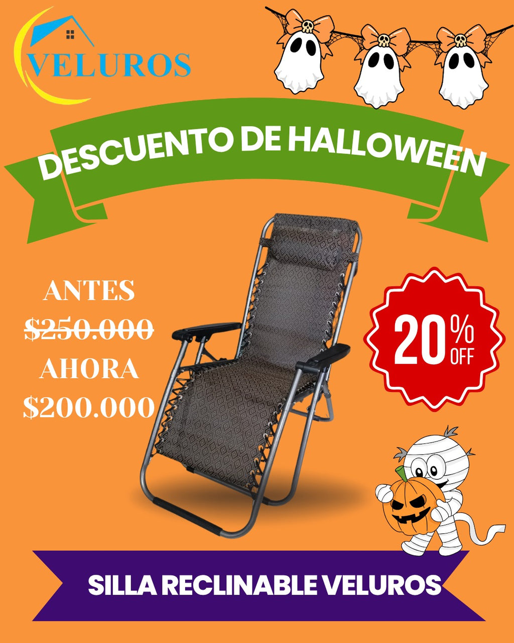 SILLA RECLINABLE