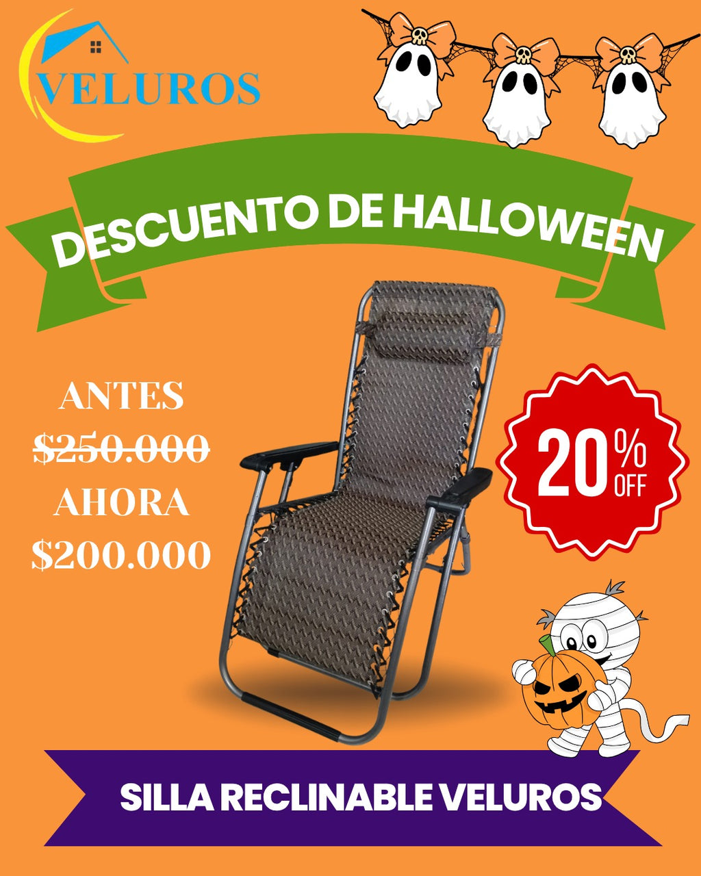 SILLA RECLINABLE