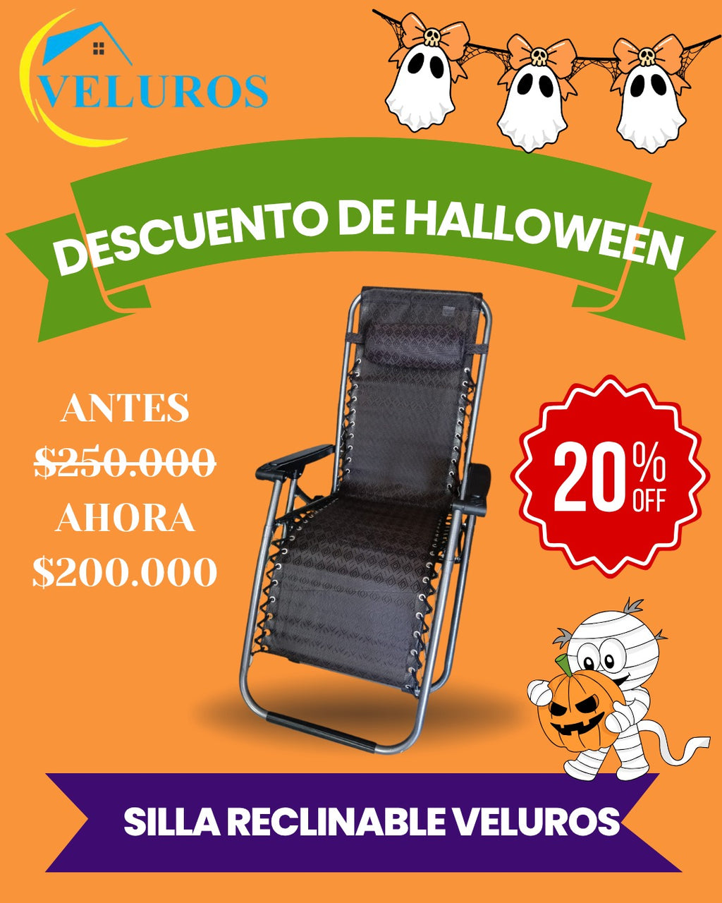 SILLA RECLINABLE