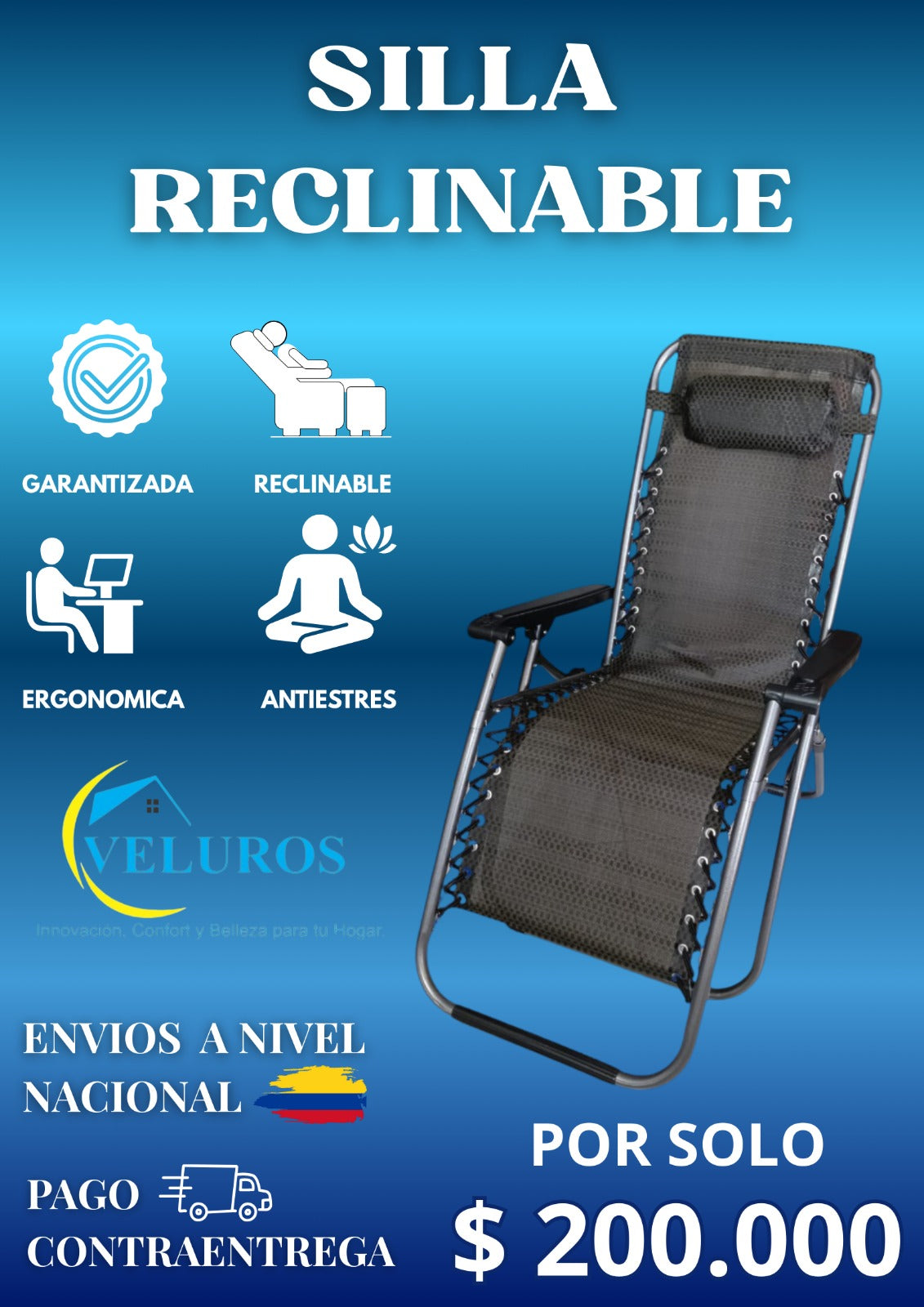 SILLA RECLINABLE